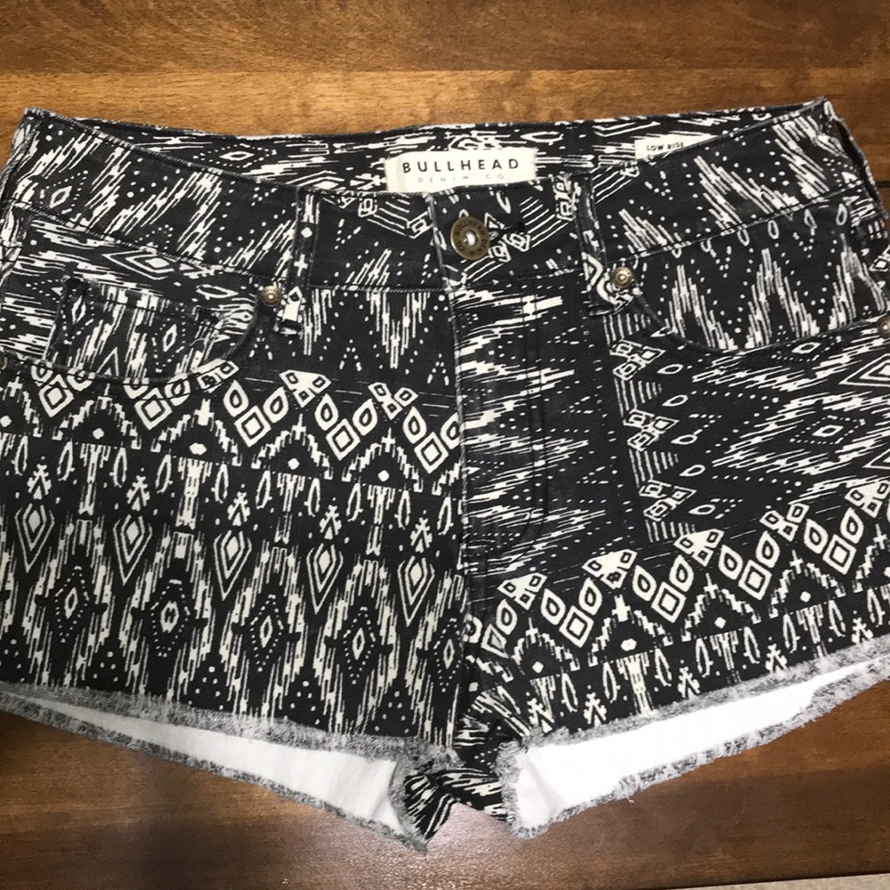 Bullhead- Black Denim Shorts